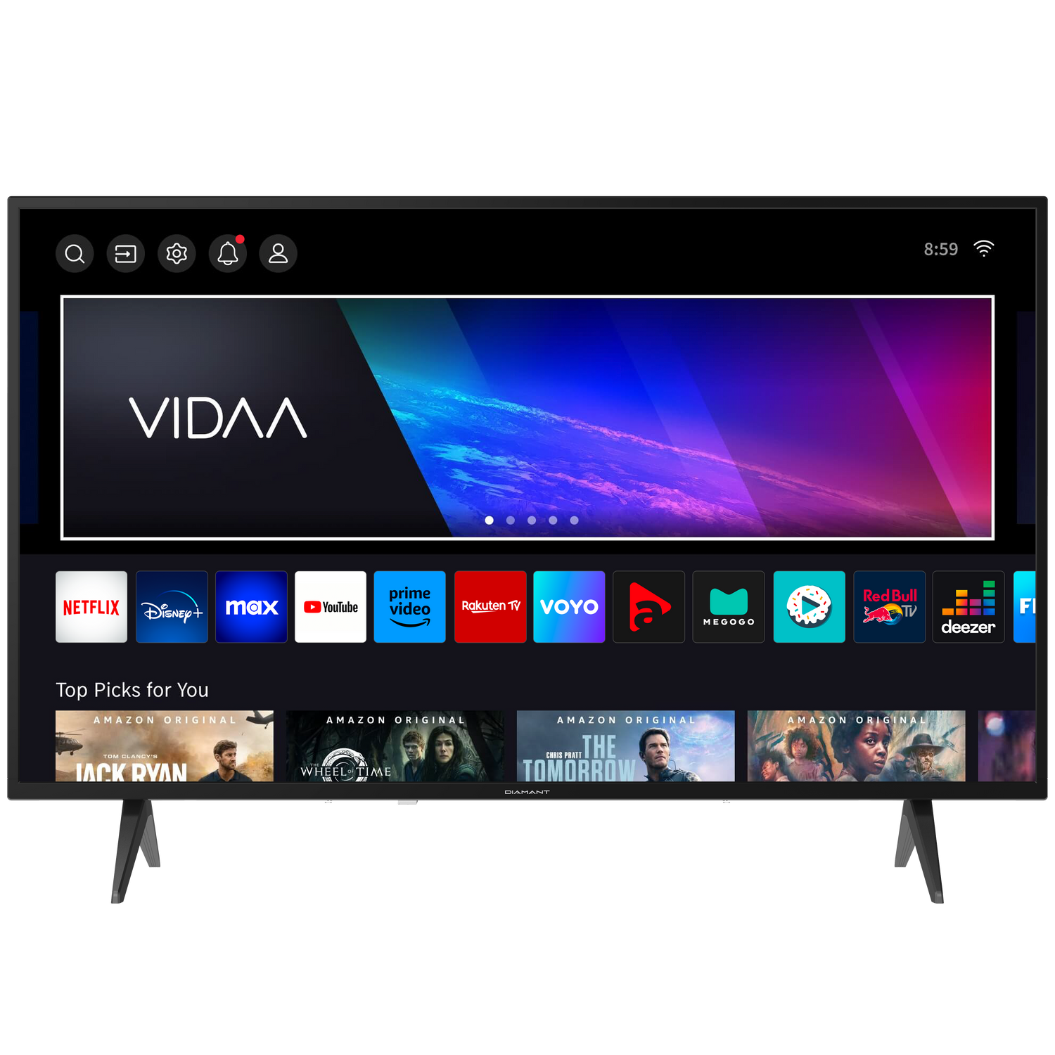 Horizon Smart TV - HD LED Televisie - Diamant Serie - WiFi - Netflix