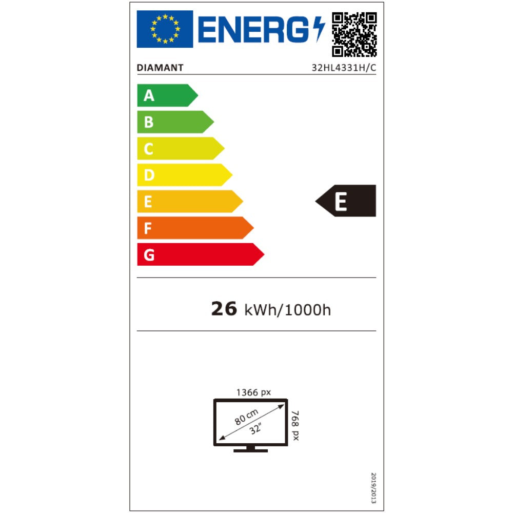 Horizon Smart TV - HD LED Televisie - Diamant Serie - WiFi - Netflix - Frameless Slim Design