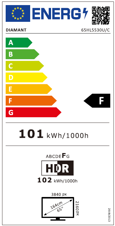 Horizon Smart TV - 4K LED Televisie - Diamant Serie ULTRA HD - WiFi - Netflix - Frameless