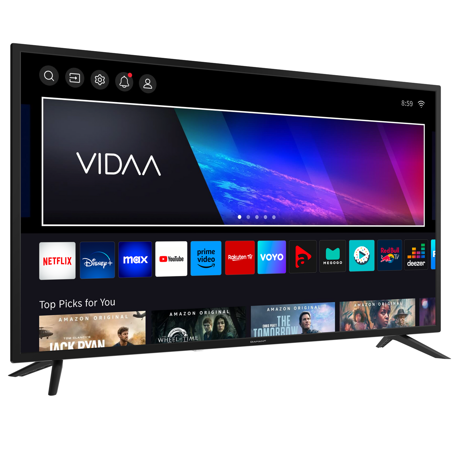 Horizon Smart TV - HD LED Televisie - Diamant Serie - WiFi - Netflix