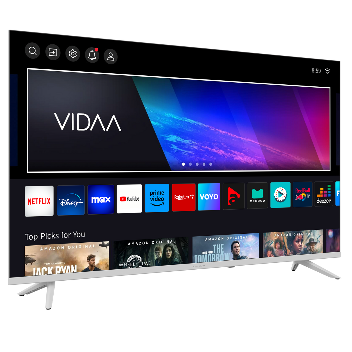 Horizon Smart TV - HD LED Televisie - Diamant Serie - WiFi - Netflix - Frameless Slim Design