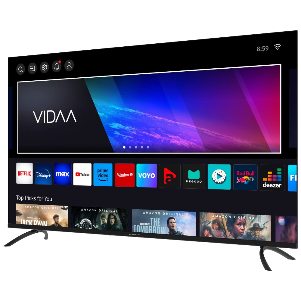 Horizon Smart TV - 4K LED Televisie - Diamant Serie ULTRA HD - WiFi - Netflix - Frameless