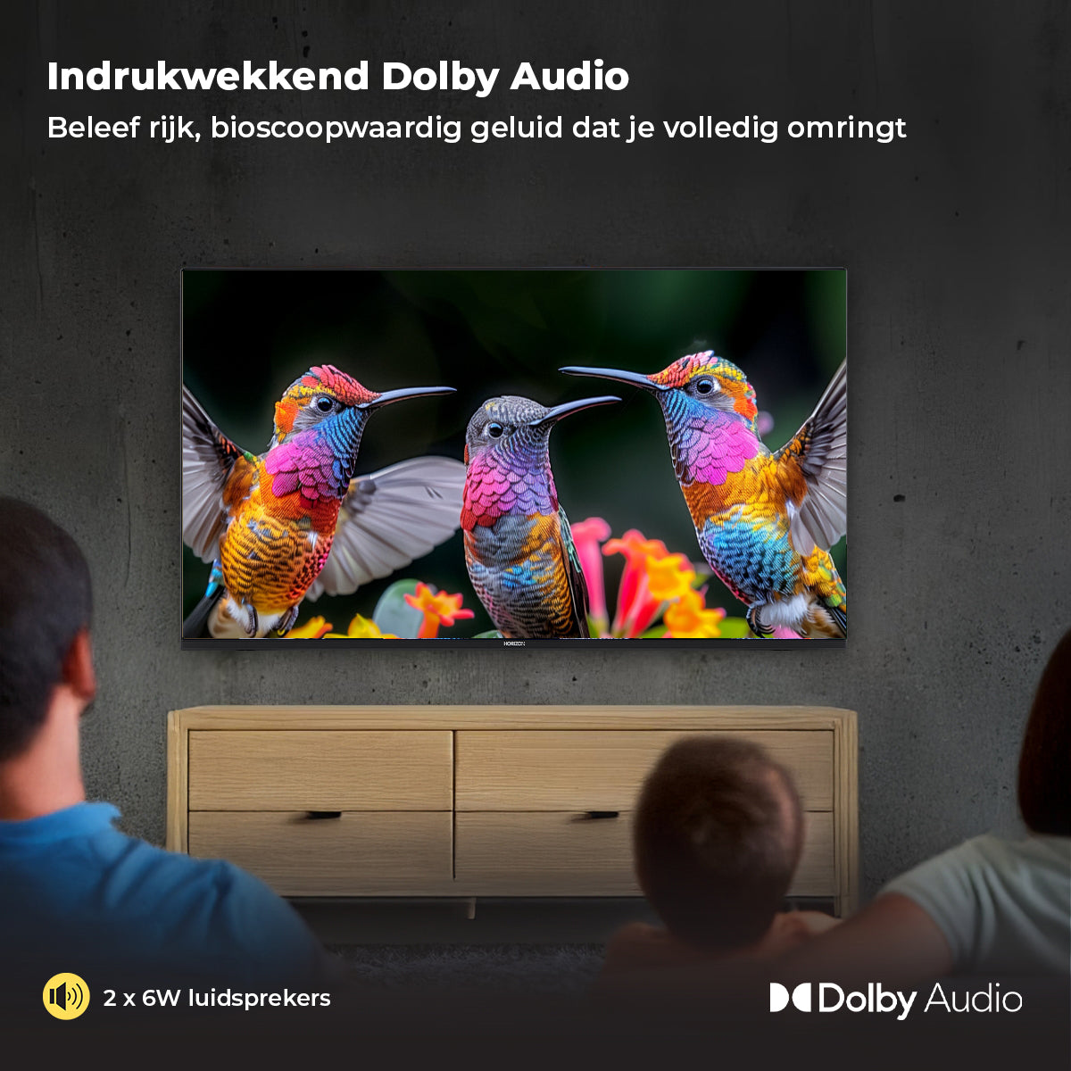 Horizon TV - Full HD LED Televisie - XT Line - Ultra Narrow - Dolby Audio