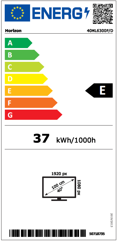 Horizon TV - Full HD LED Televisie - XT Line - Ultra Narrow - Dolby Audio