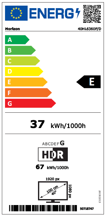 Horizon Smart TV - 2K Full HD LED Televisie - XT Line - WiFi - Netflix - Ultra Narrow