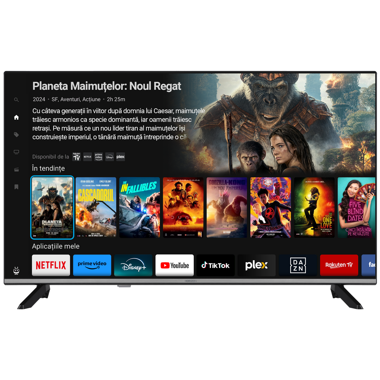 Horizon Smart TV - 2K Full HD LED Televisie - XT Line - WiFi - Netflix - Ultra Narrow