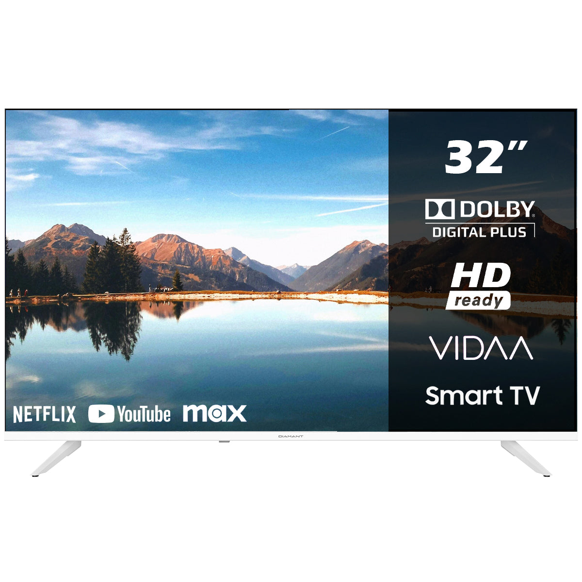 Horizon Smart TV - HD LED Televisie - Diamant Serie - WiFi - Netflix - Frameless Slim Design