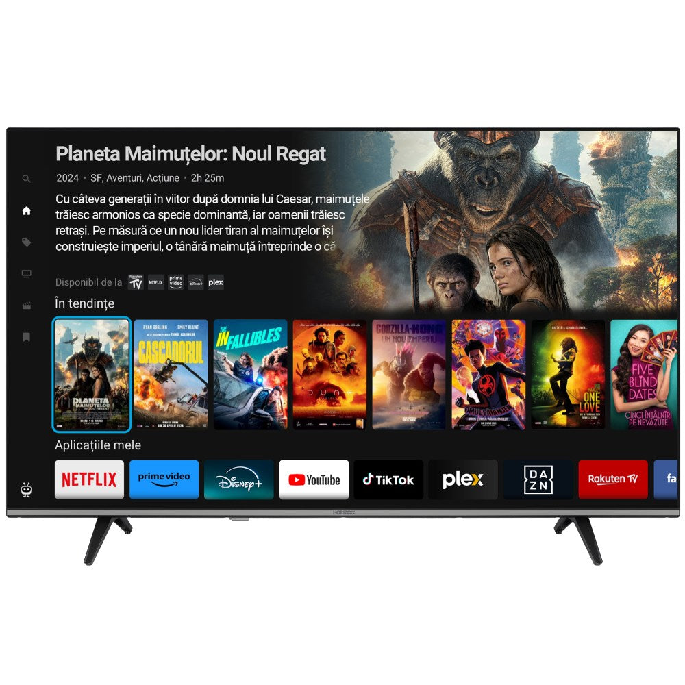 Horizon Smart TV - 4K LED Televisie - XT Line - ULTRA HD - WiFi - Netflix - Voice Assistant - Ultra Narrow
