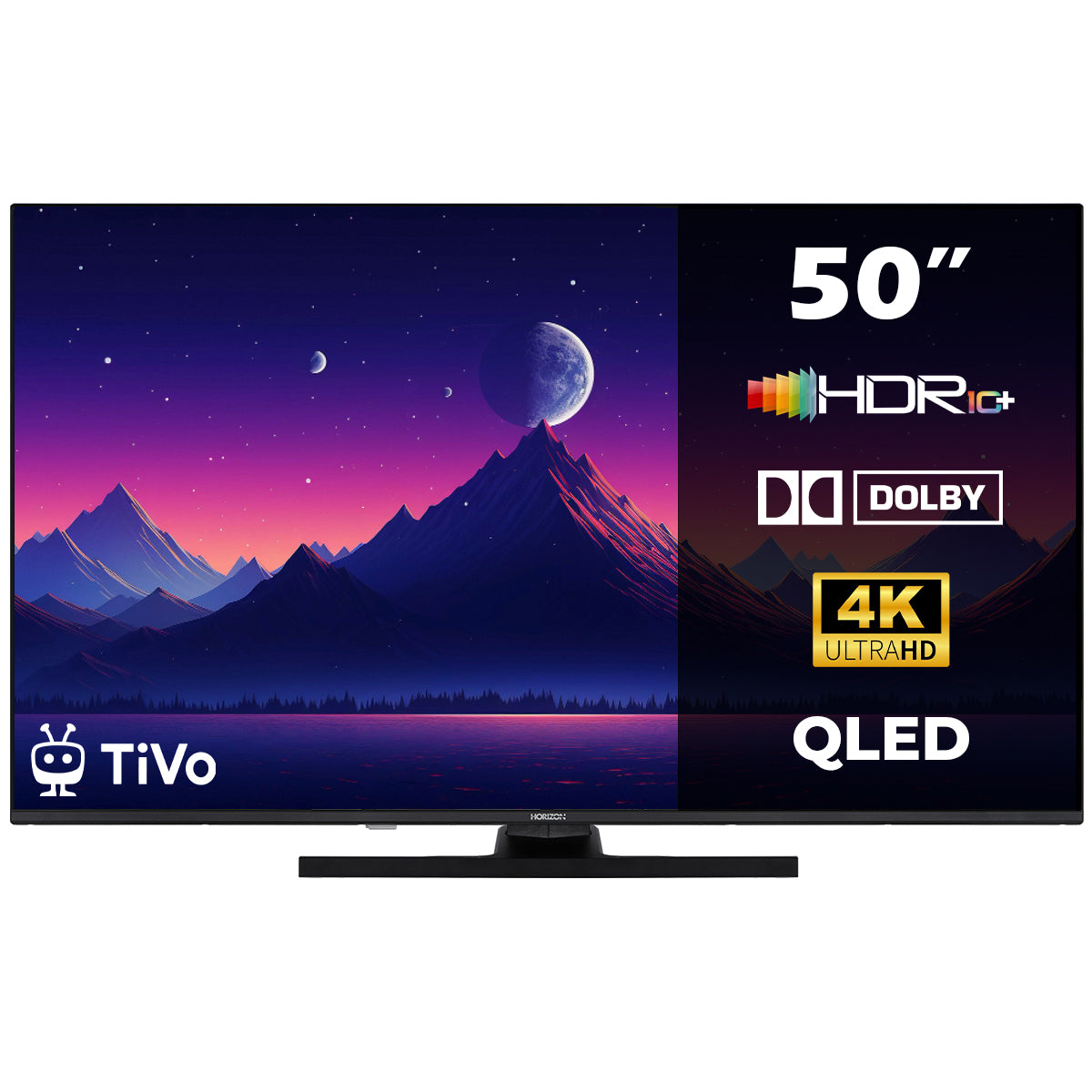 Horizon Smart TV - 4K ULTRA HD QLED Televisie - XT Line - WiFi - Voice Assistant - Ultra Narrow