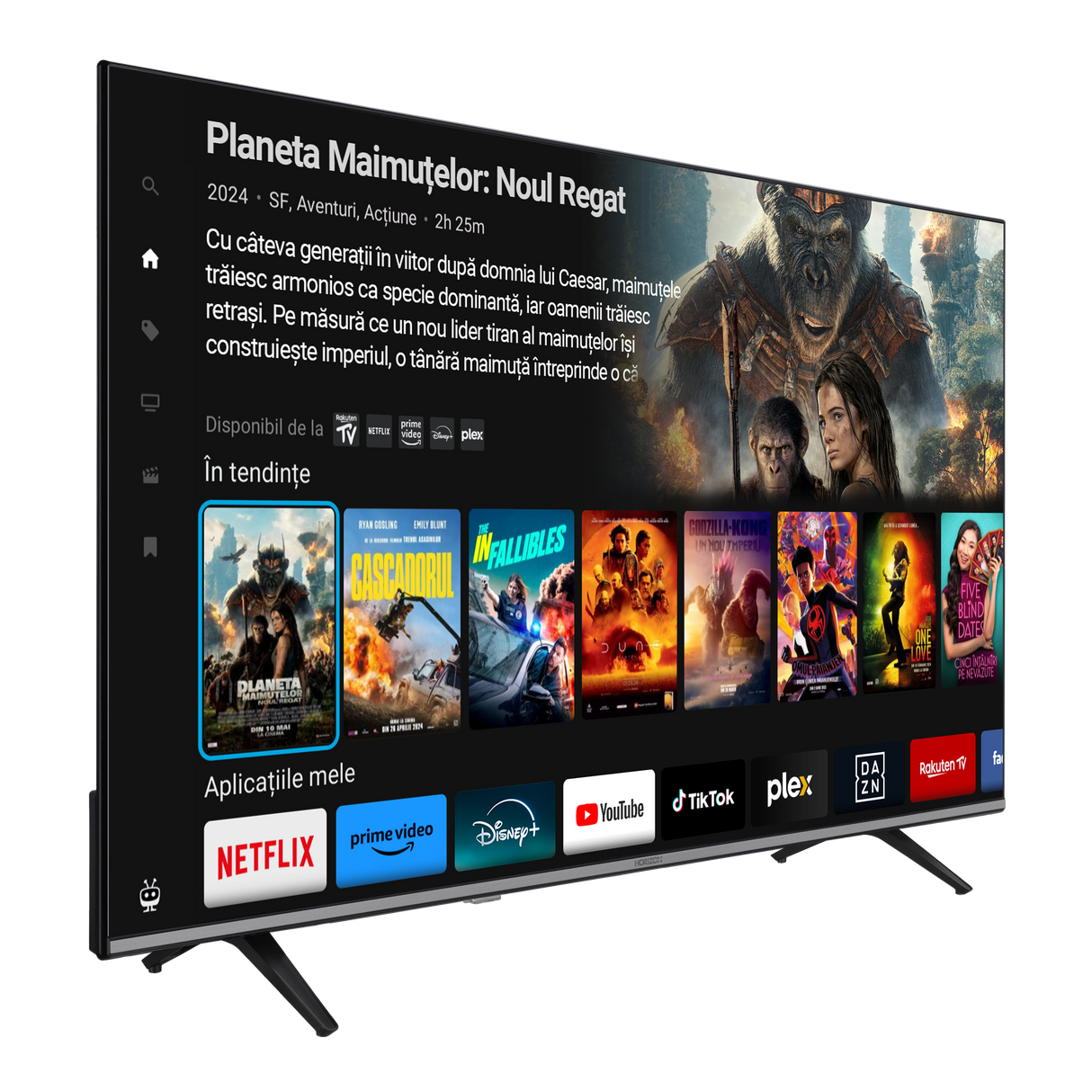 Horizon Smart TV - 4K LED Televisie - XT Line - ULTRA HD - WiFi - Netflix - Voice Assistant - Ultra Narrow