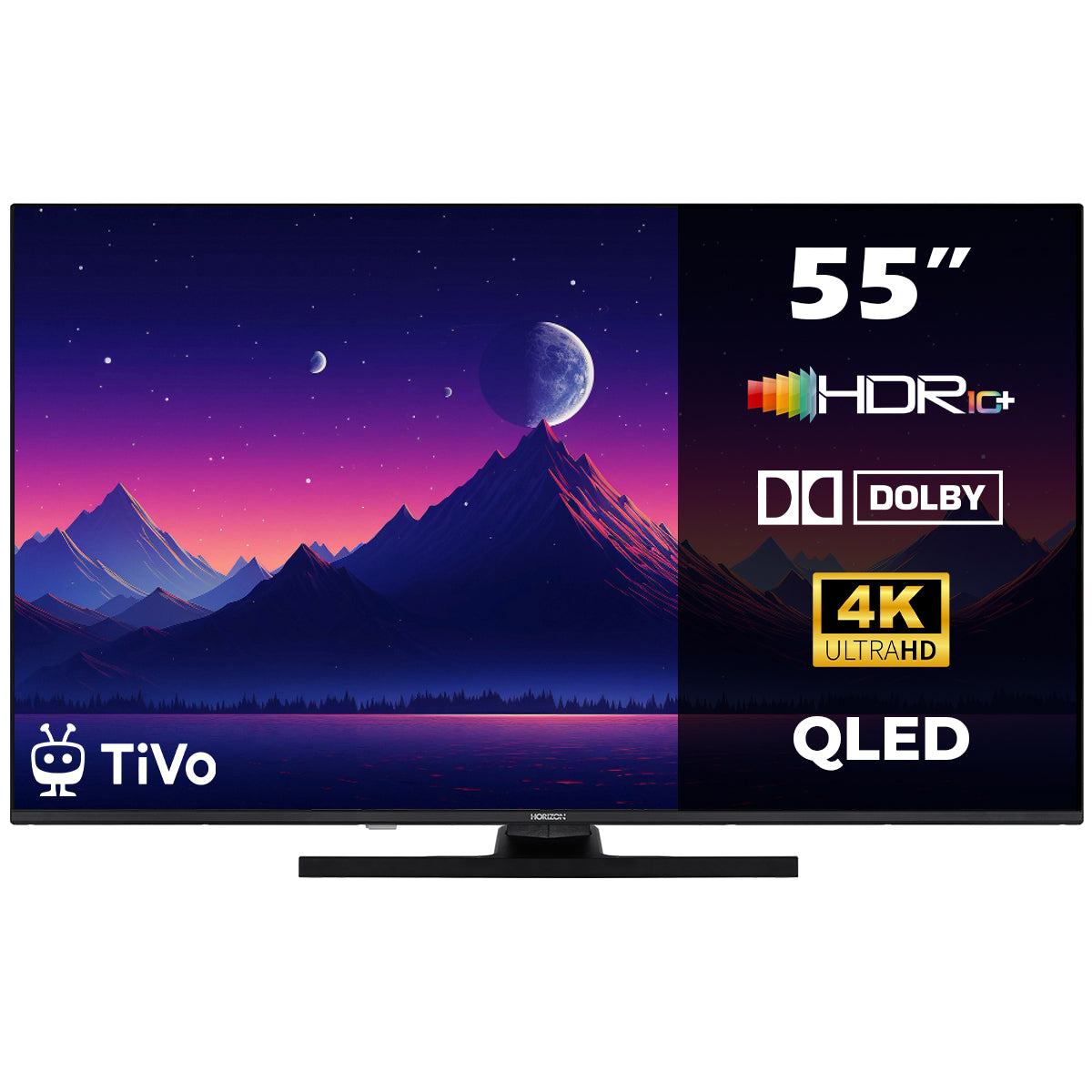 Horizon Smart TV - 4K ULTRA HD QLED Televisie - XT Line - WiFi - Voice Assistant - Ultra Narrow