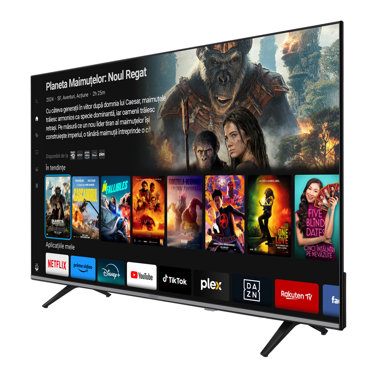 Horizon Smart TV - 4K LED Televisie - XT Line - ULTRA HD - WiFi - Netflix - Voice Assistant - Ultra Narrow