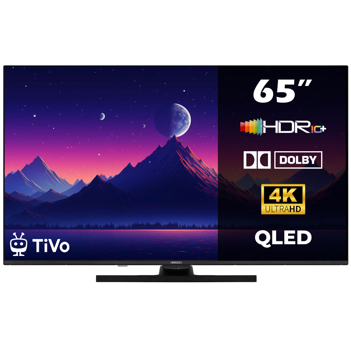 Horizon Smart TV - 4K ULTRA HD QLED Televisie - XT Line - WiFi - Voice Assistant - Ultra Narrow