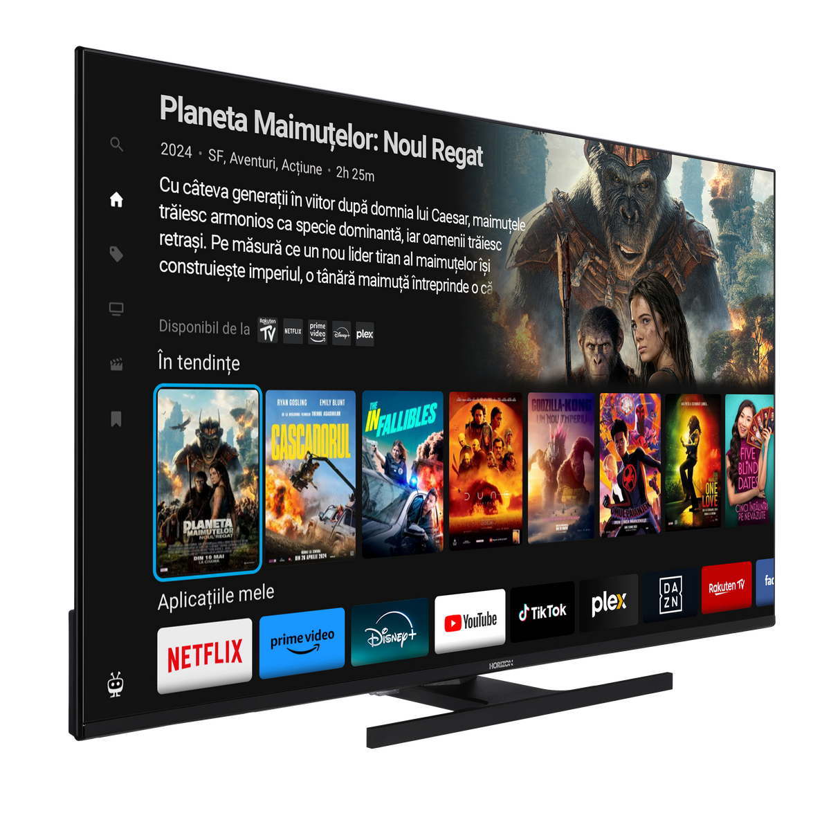 Horizon Smart TV - 4K ULTRA HD QLED Televisie - XT Line - WiFi - Voice Assistant - Ultra Narrow