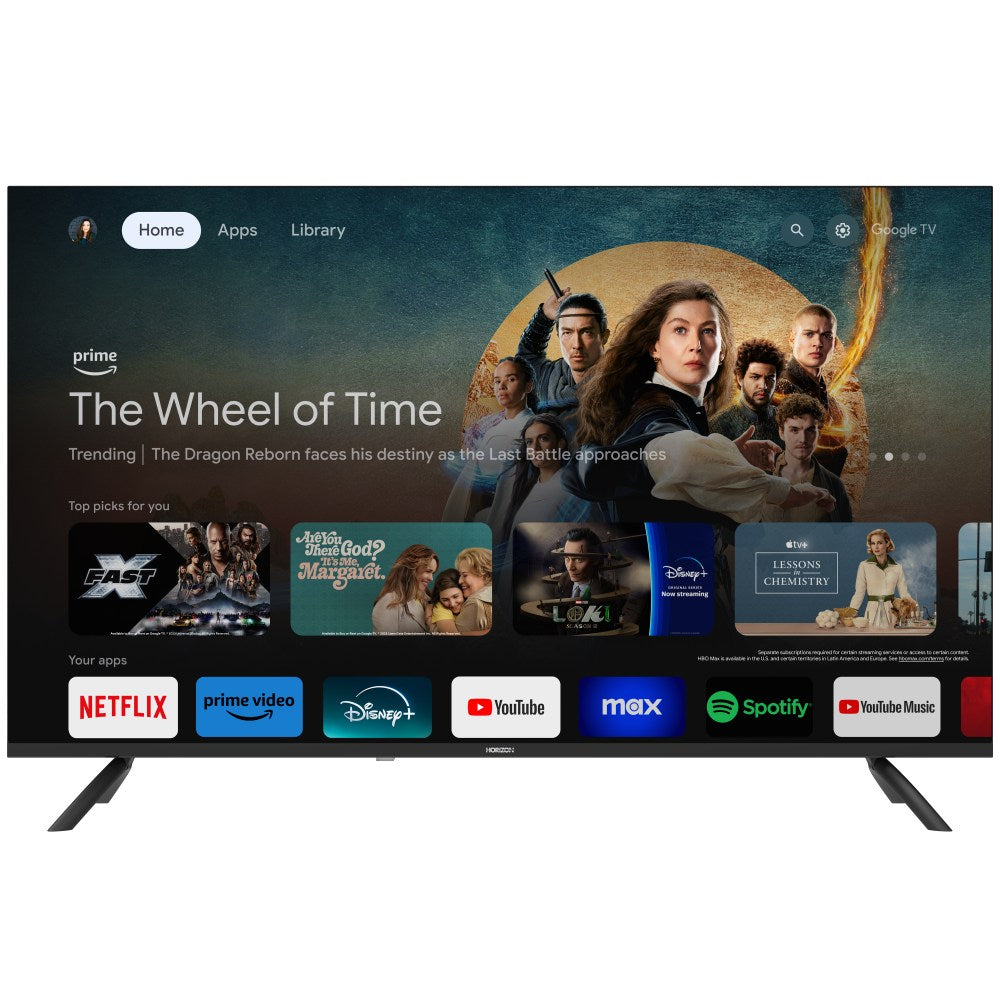 Horizon Smart TV - 4K ULTRA HD LED Televisie - XT Line - Google TV WiFi - Voice Assistant - Frameless
