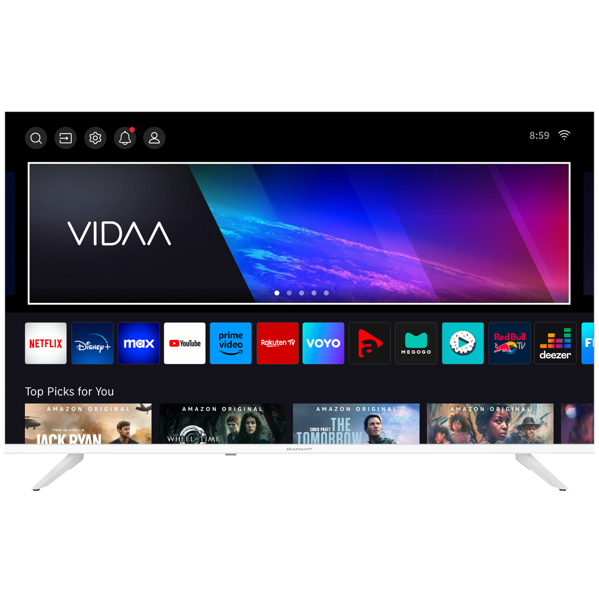 Horizon Smart TV - HD LED Televisie - Diamant Serie - WiFi - Netflix - Frameless Slim Design