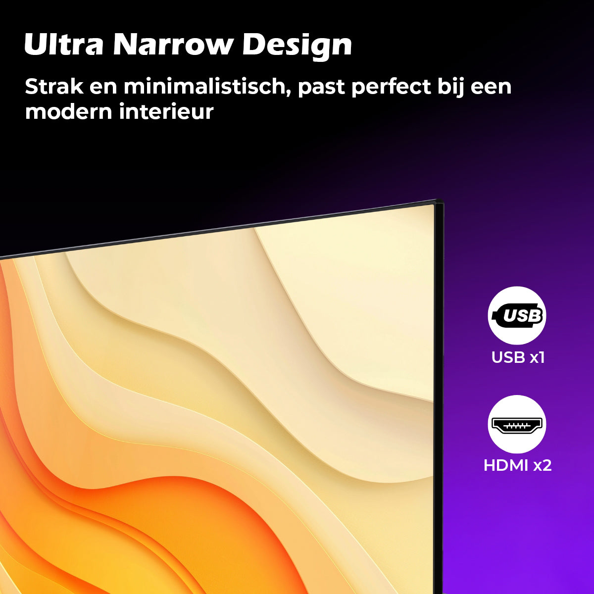 Horizon TV - Full HD LED Televisie - XT Line  - Ultra Narrow - Dolby Audio